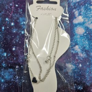 Ankle bracelet- heart