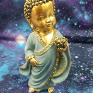 buddha with lotus- hands on side