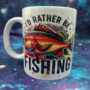 mug- I would rather be fishing