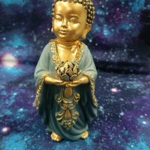 buddha with lotus- hands together