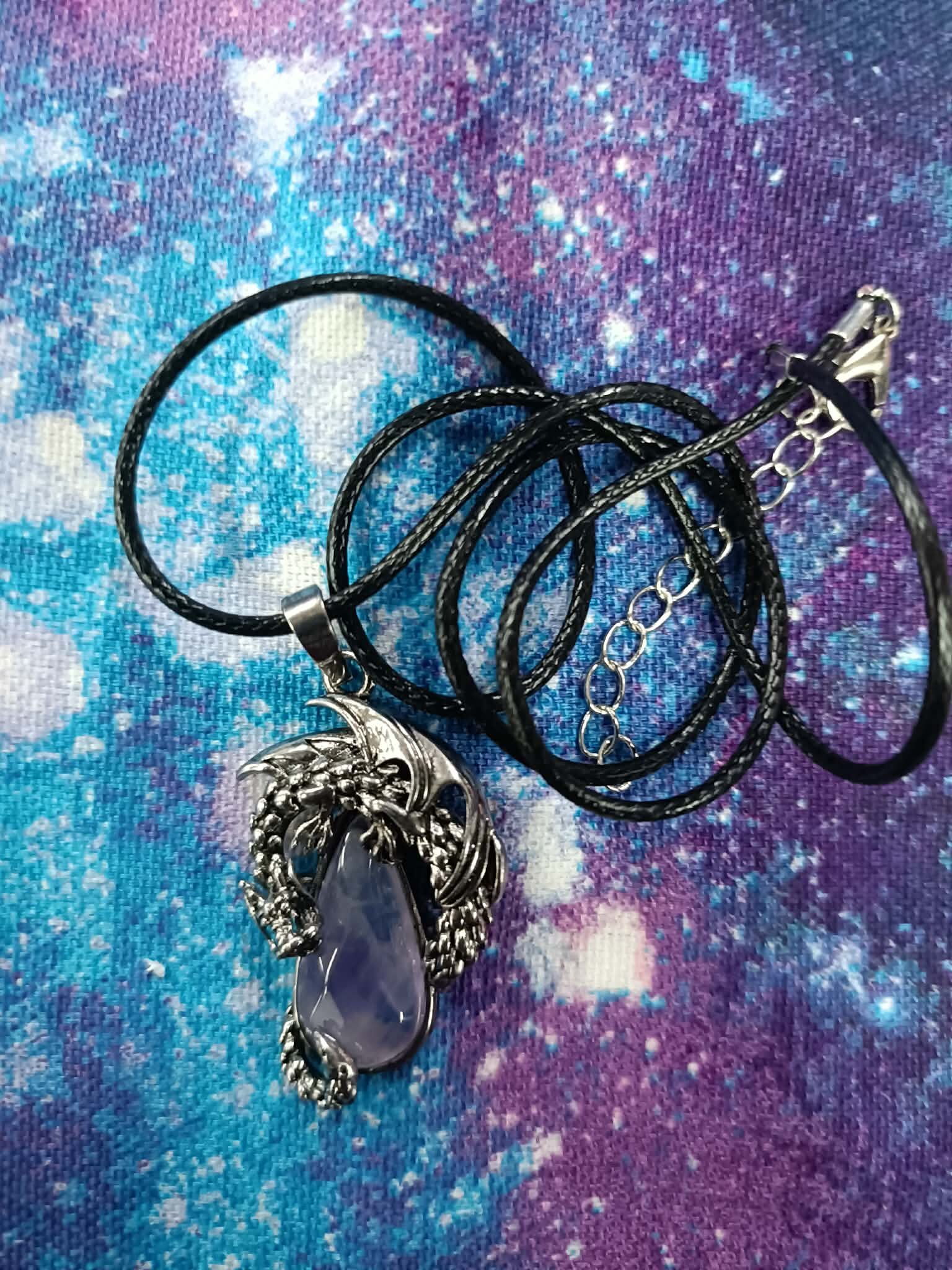Dragon pendant- amethyst