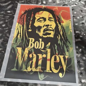 customised tshirt-  bob marley