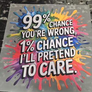 customised tshirt-  99%