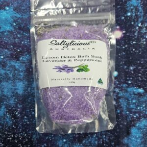 Epsom detox bath soak- lavender and peppermint