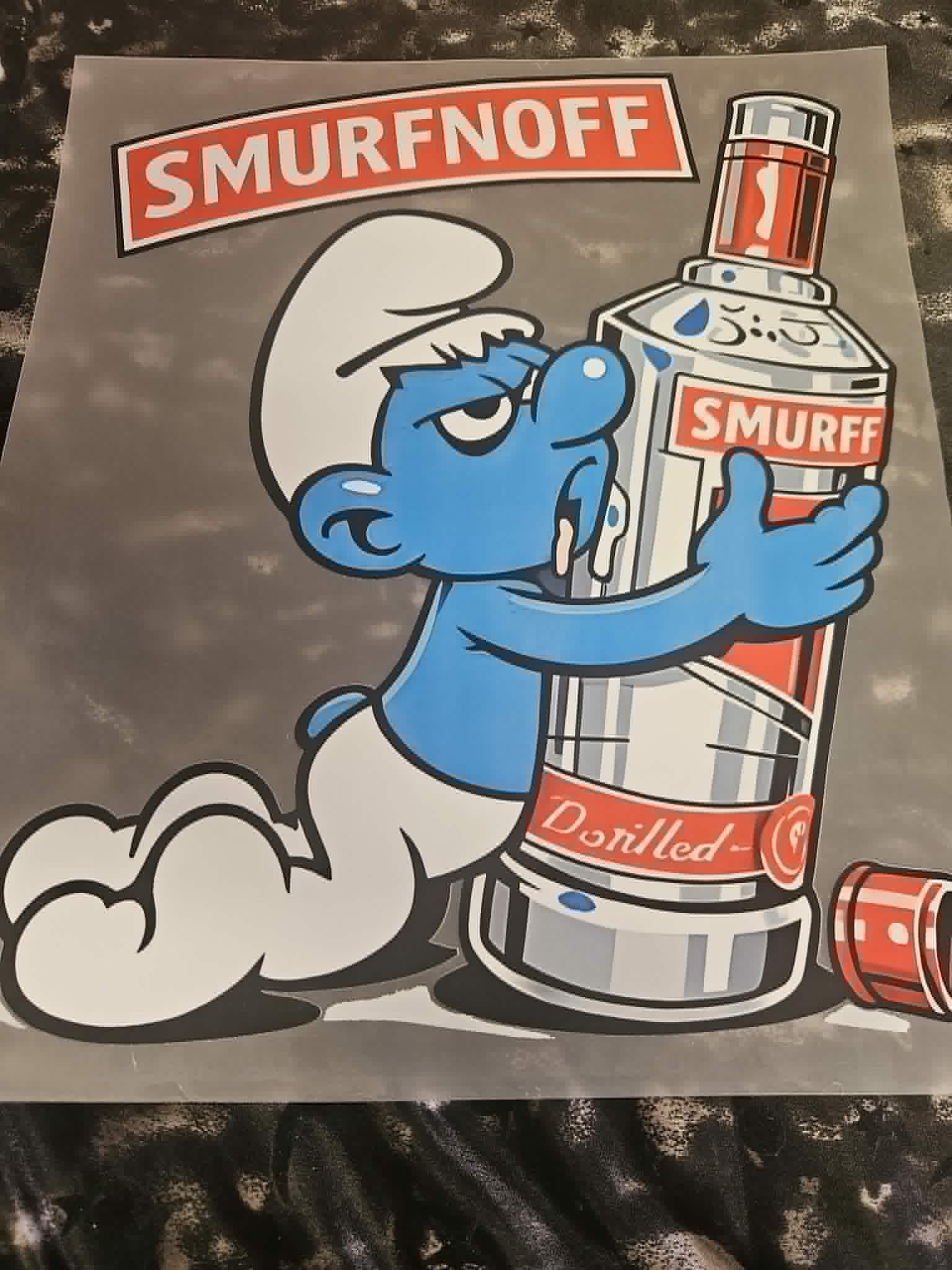 Customised Clothing- Smurf