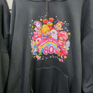 Black hoodie:  made 80's -2xl