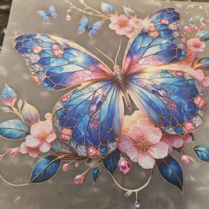 Customised Clothing- Glass Butterfly