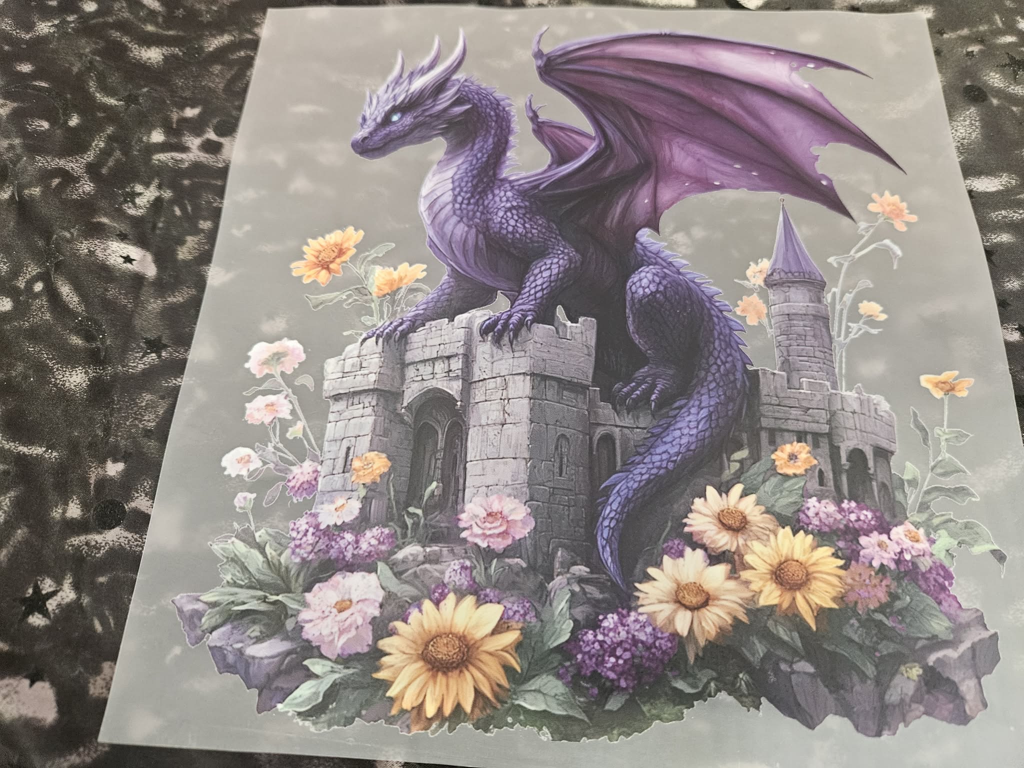 Customised Clothing- Purple Dragon