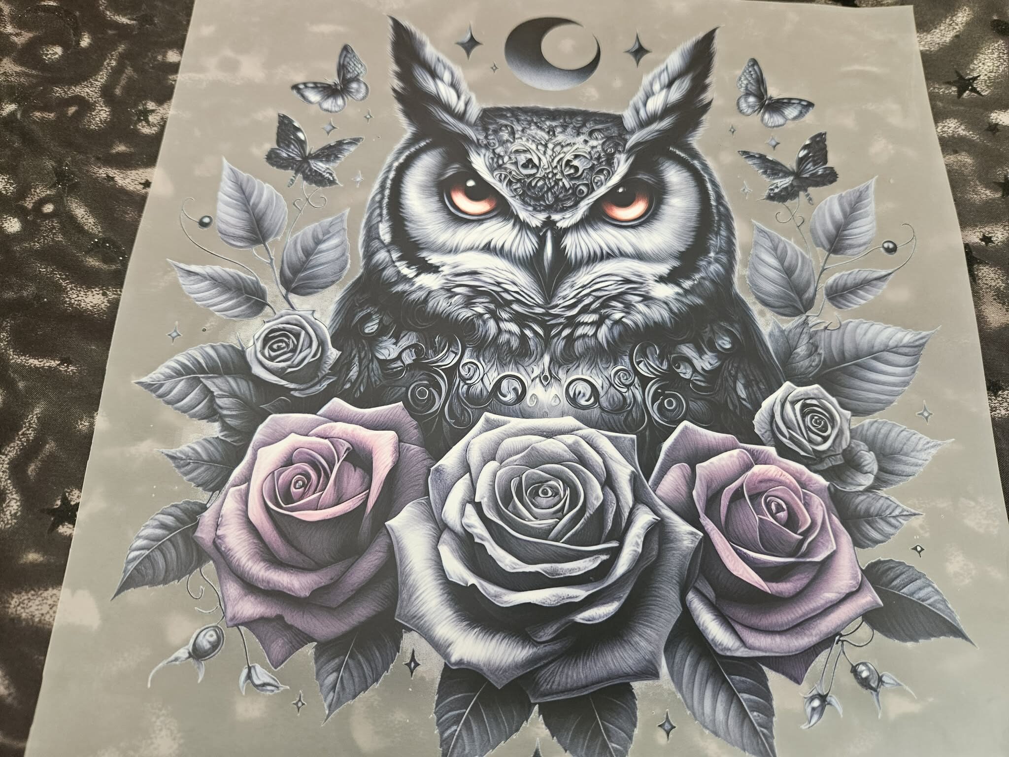 Customised Clothing- Owl