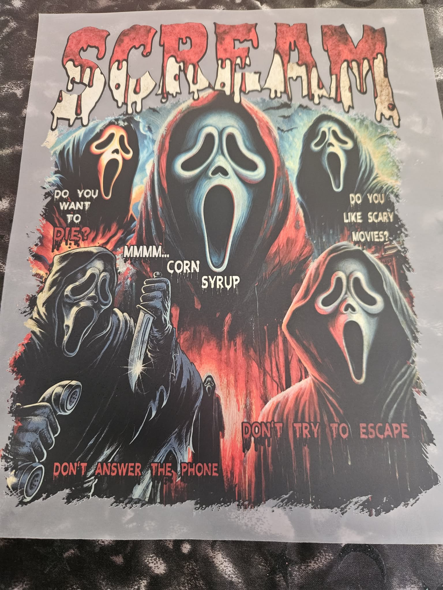 Customised Clothing- Scream