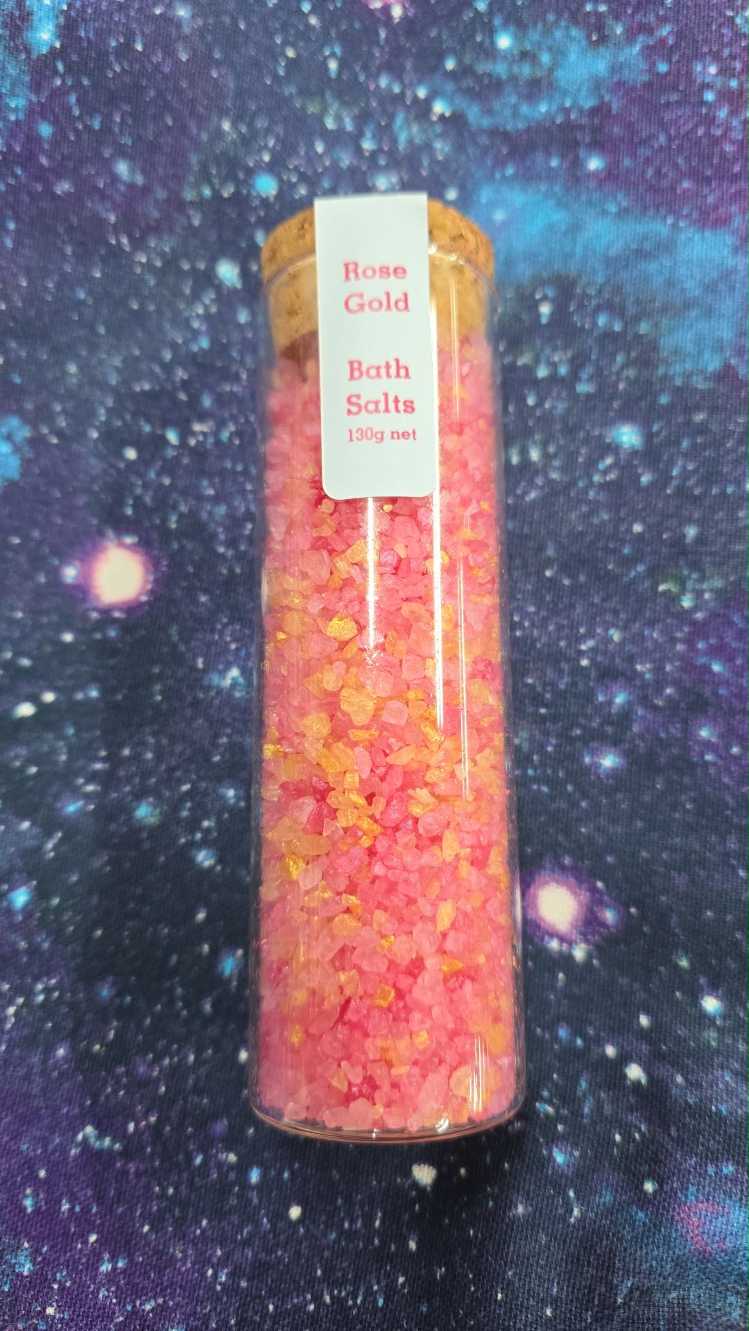 bath salt-rose gold