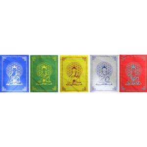 Buddha Flower of Life Prayer Flag